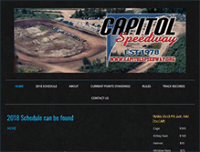 Tablet Screenshot of capitolspeedway.org